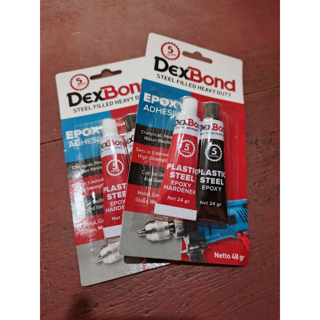 Lem besi epoxy campur Dexbond
