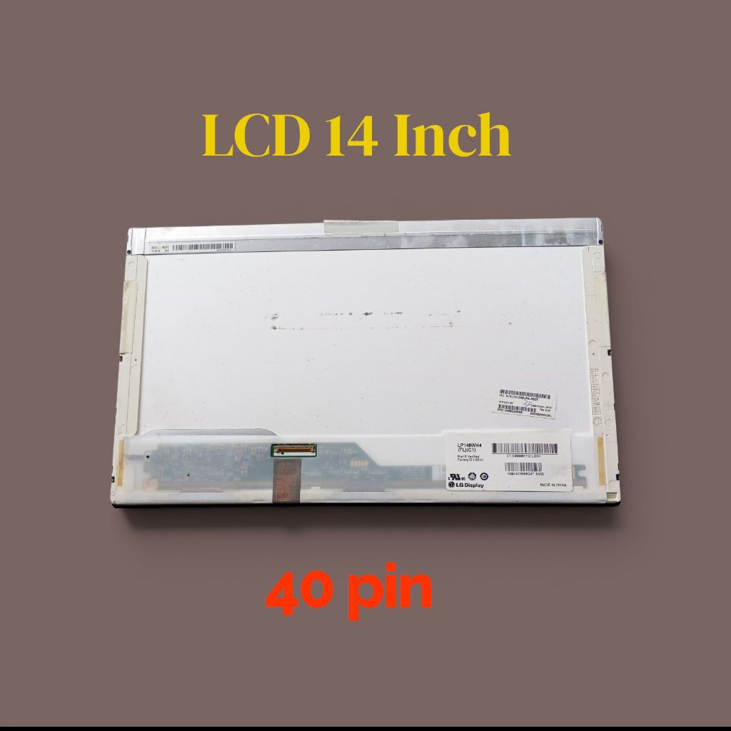 LCD Laptop 14 Inch 40 Pin Tebal Minusan