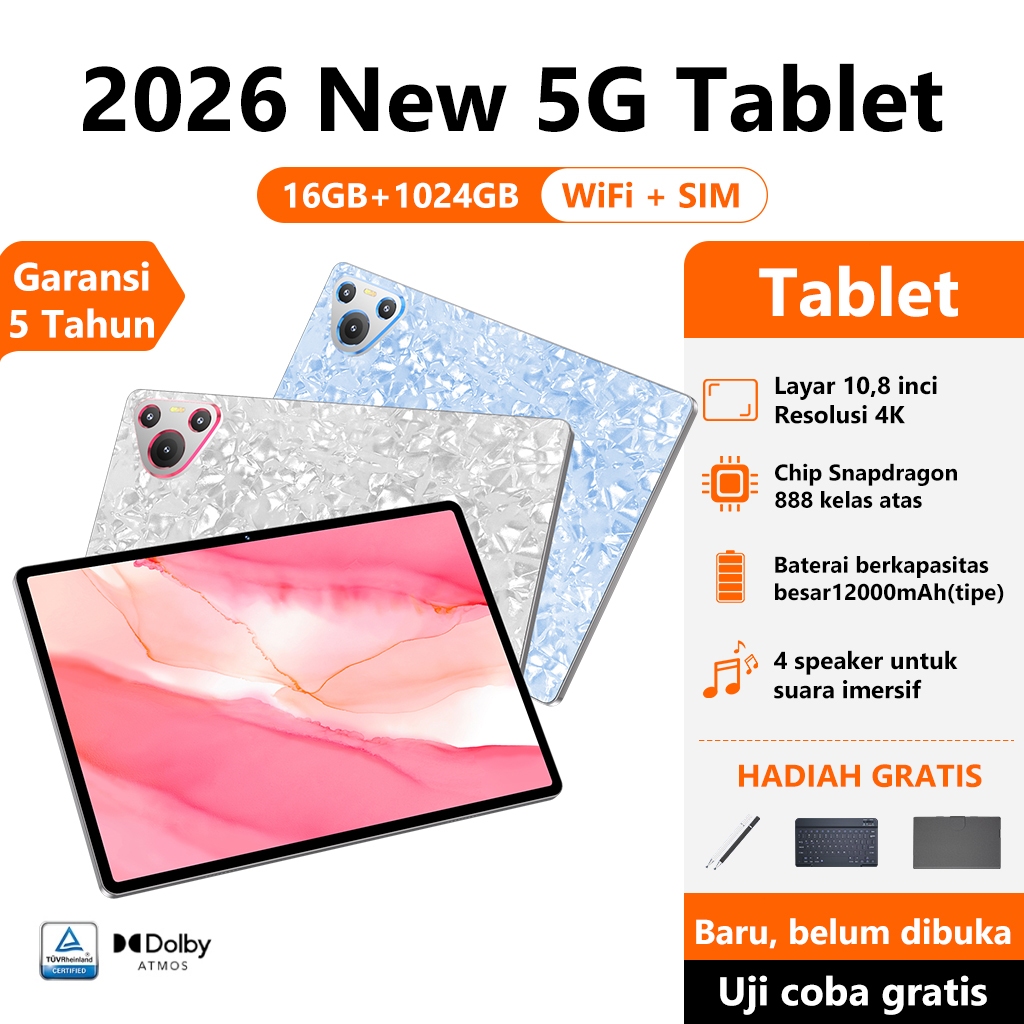[Free Keyboard+Case+Stylus Pen] INFINlX Tablet Pro 11.6" IPS 144Hz 16GB+1TB Snapdragon 888 12000mAh 