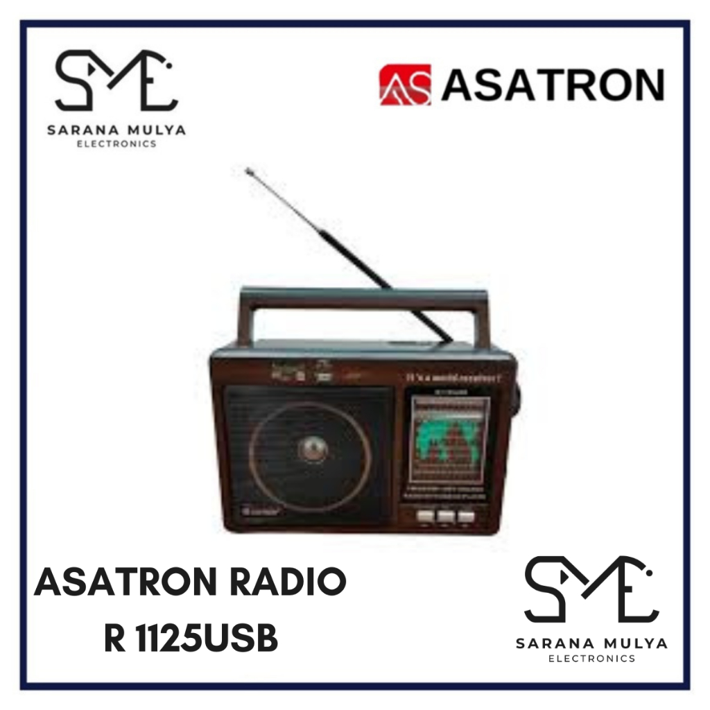 Asatron R-1125 USB Bluetooth Radio Speaker - Radio Speaker Bluetooth