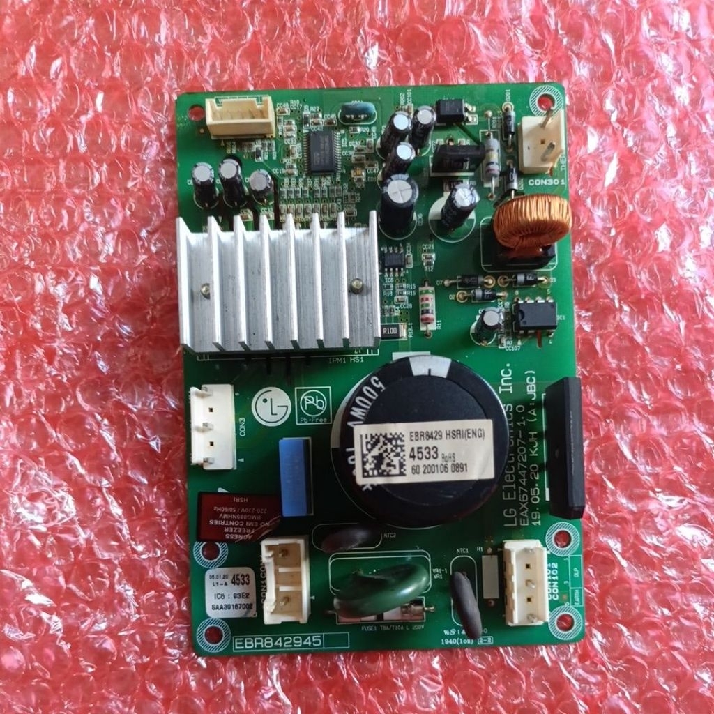 modul inverter kulkas frezer LG 6 rak 4533  EBR8429