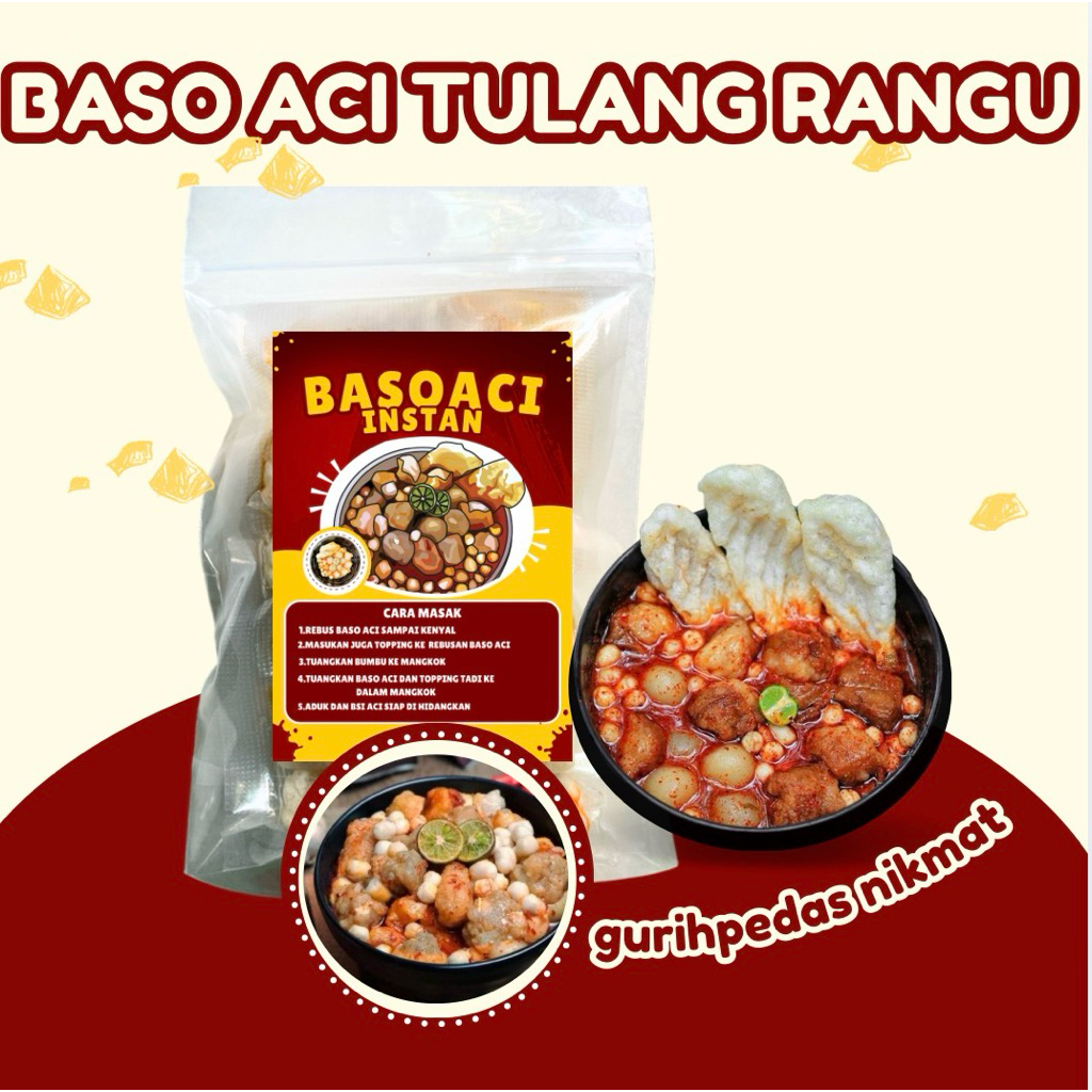 Baso Aci Instan Food|Baso Aci Tulang Rangu|Baso Aci Rangu|Baso Aci Instan Food