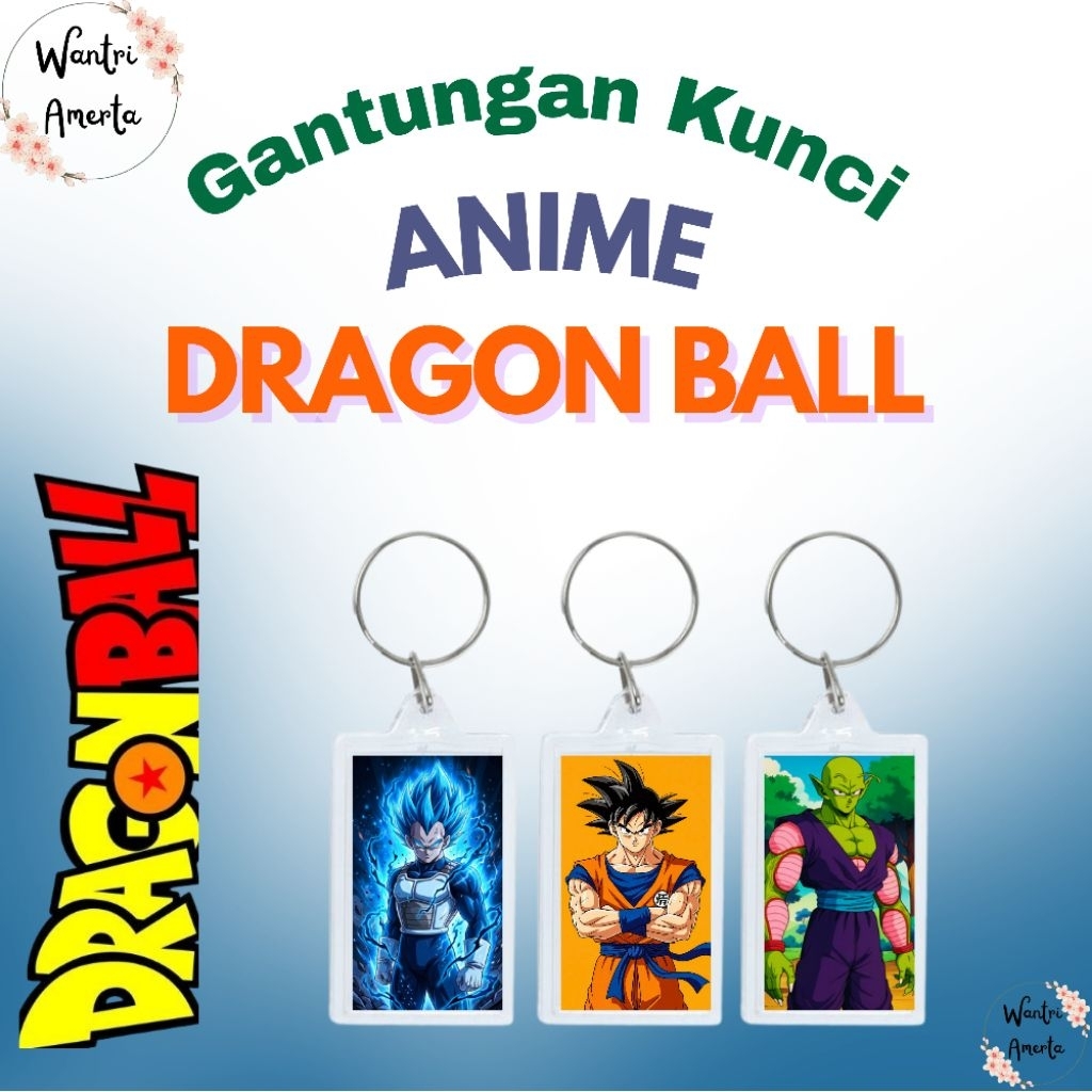 Gantungan Kunci Anime Dragon Ball / Keychain Anime Dragon Ball