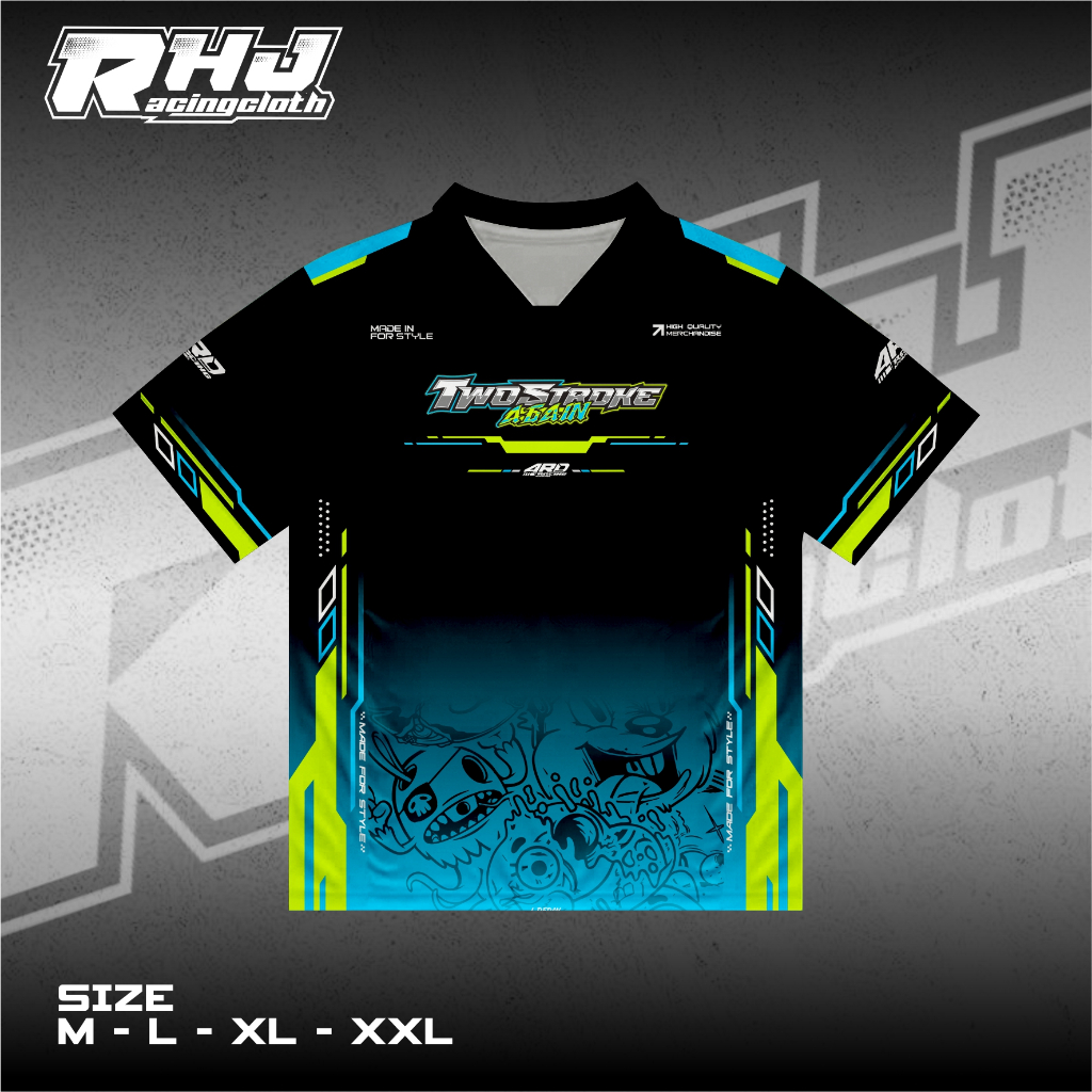 Kaos Jersey 2stroke Again Premiun-Motor Racing 2Tak-Jersey 2stroke 02