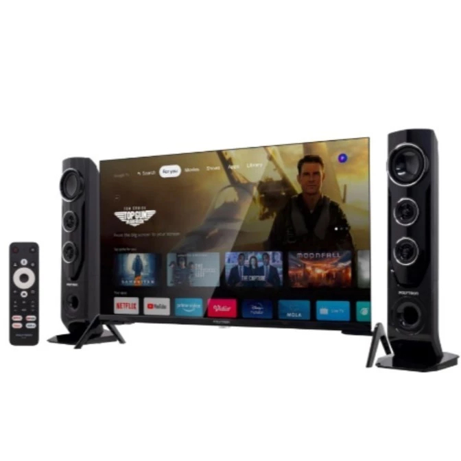 TV POLYTRON GOOGLE Televisi Smart Android TV 32 Inch Tower PLD 32TG9059 32 TG 9059 Netflix Youtube