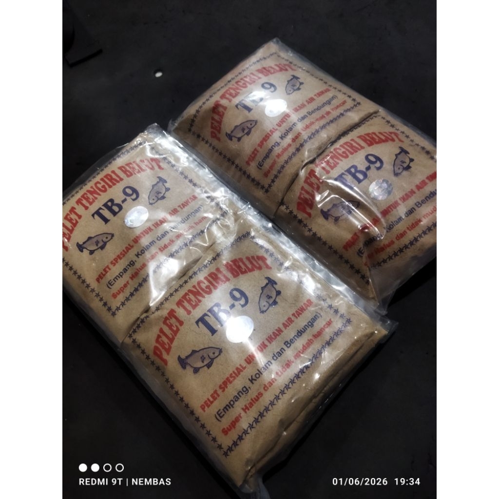 Umpan Mancing Pelet Stella Tenggiri Belut TB 9 6pcs
