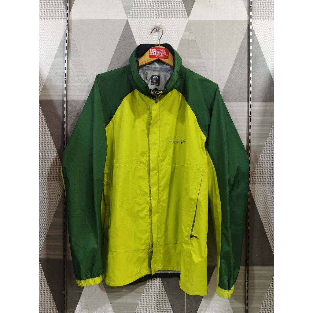 MONTBELL THUNDER PASS RAIN JACKET MEN'S 
 HIGH WATERPROOF. BREATHABLE  GORPCORE JAPAN OUTDOOR GEAR