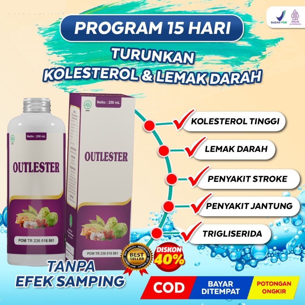 Obat Kolesterol Tinggi Penurun Lemak Darah Trigliserida - Kholesmax