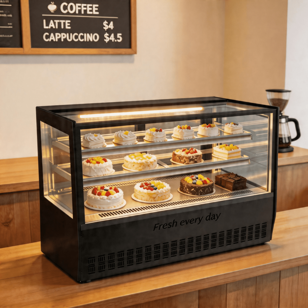 Counter Top cake Showcase SHOWCASE CAKE ETALASE PENDINGIN KUE SHOWCASE COOLER COUNTER CAKE 70/90*53*