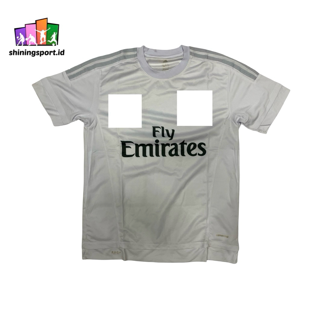 Jersey Bola Dewasa Retro Club Real Madrid GO Home 2015/2016 Clima Cool