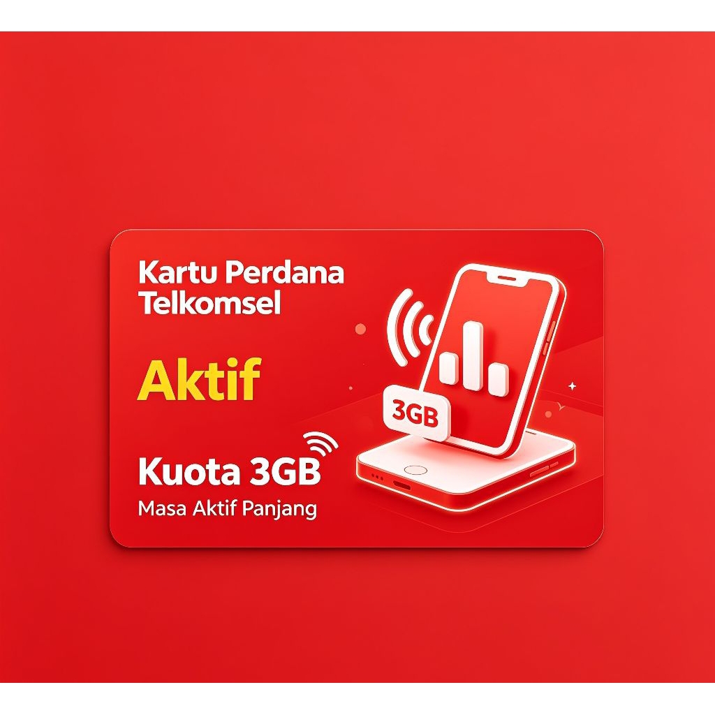 kartu perdana / SP aktif telkomsel 3gb