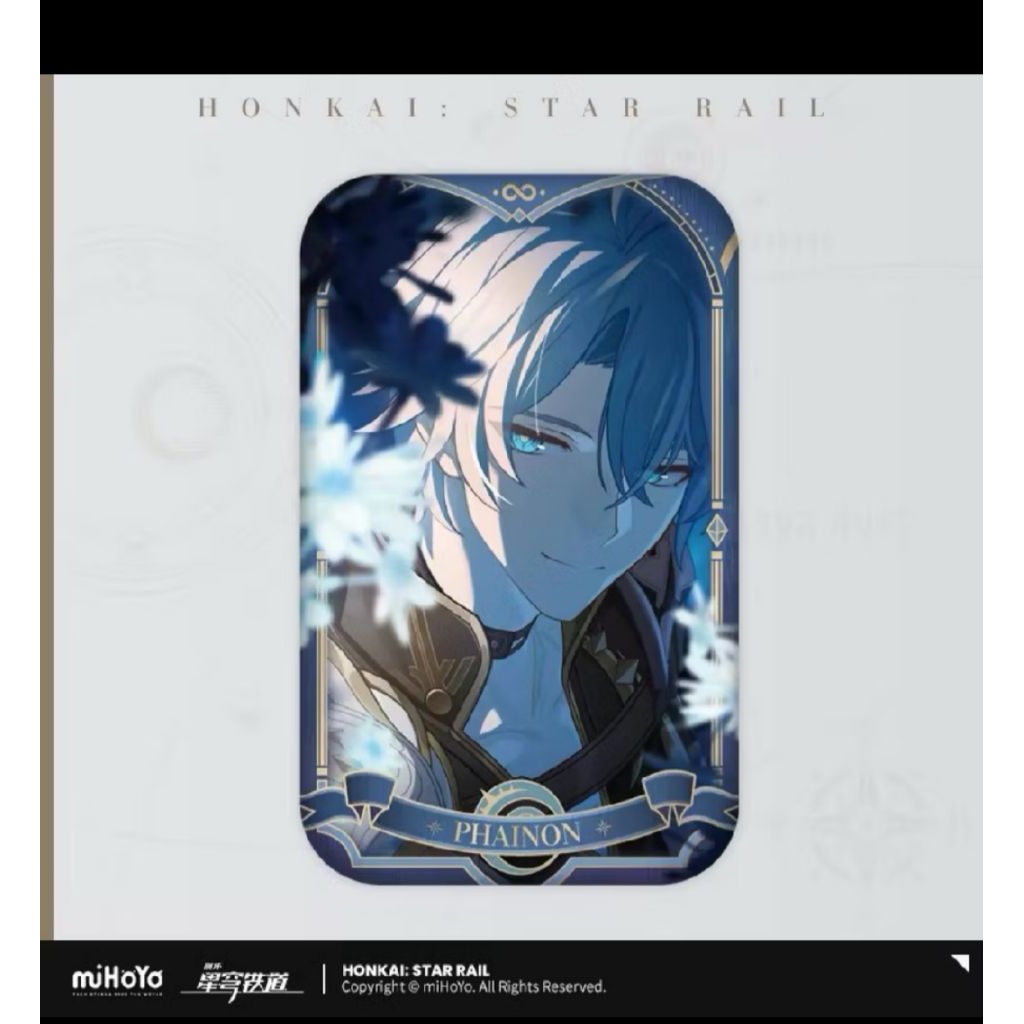 Official Merch Phainon Honkai Star Rail HSR  Badge Phainon