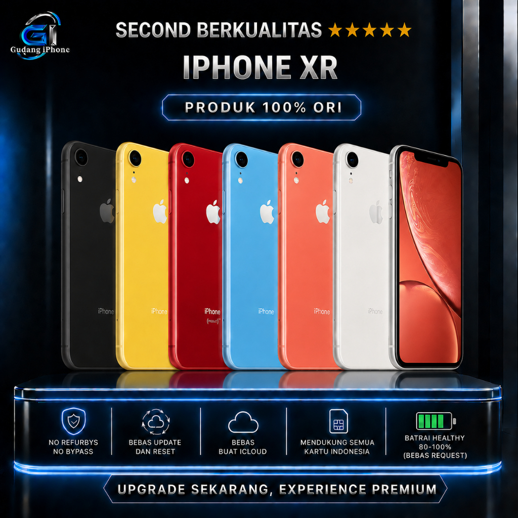 iPhone XR 64GB 128GB Seken Bekas Second Original Inter Bukan KW Bukan Rakitan