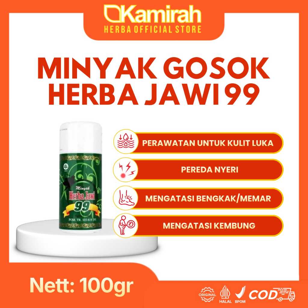 MINYAK HERBA JAWI 99 | MINYAK BUTBUT HERBA JAWI | HERBA JAWI 99 | BAIK UNTUK PATAH TULANG