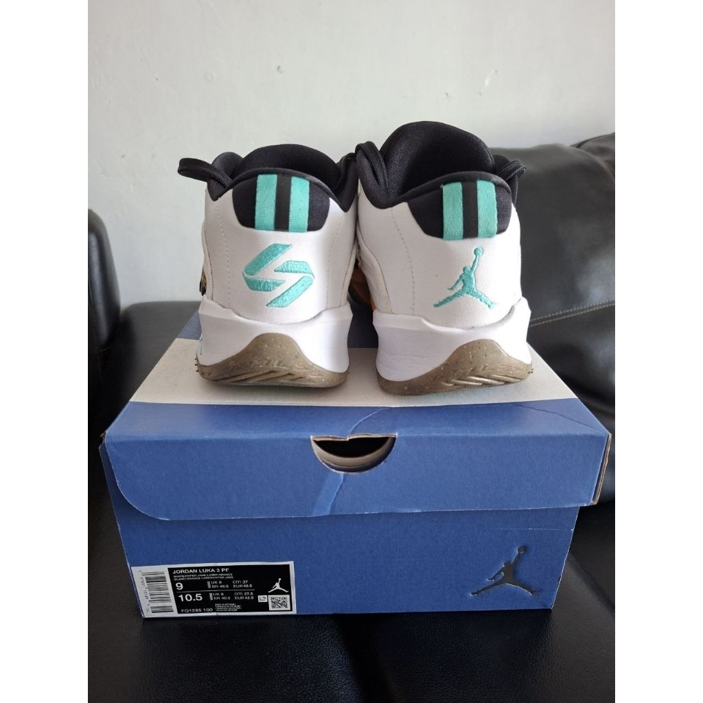 JORDAN LUKA 3 PF SAFARI WHITE size 42.5 sepatu basket