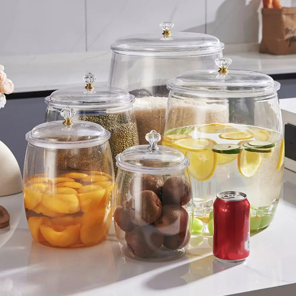 Set Toples Jumbo Gentong 3in1 5in1 Bulat isi 3 5 3.8 6.5 11 18 Liter Kedap Udara Anti Bocor Kapasitas Besar Akrilik Modern Classic POL Bening Kerupuk Kue Kering Snack Lebaran Kitchen Storage Tempat Penyimpanan Makanan Cantik Hadiah Perlengkap Dapur ELegan