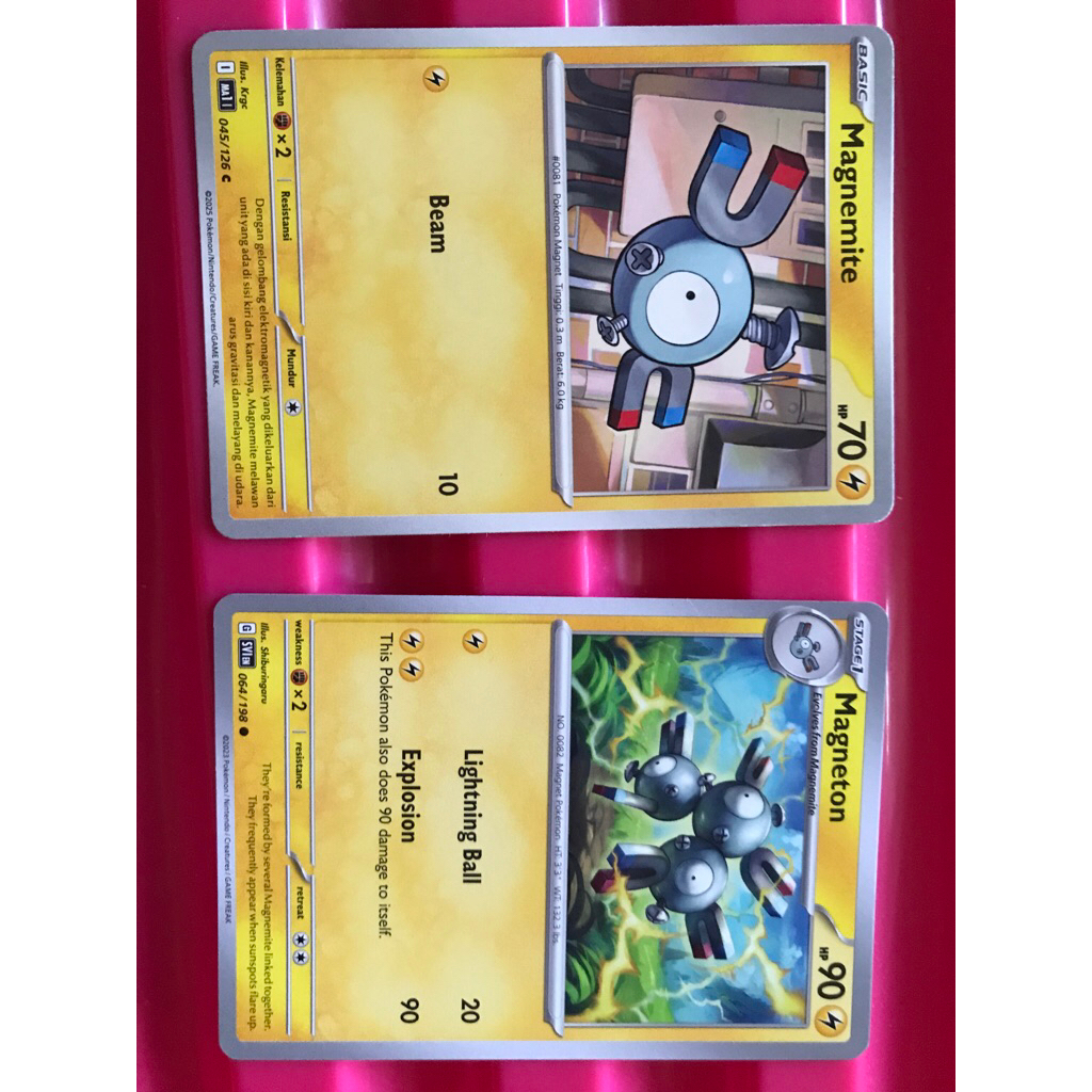 kartu pokemon magnemite magneton