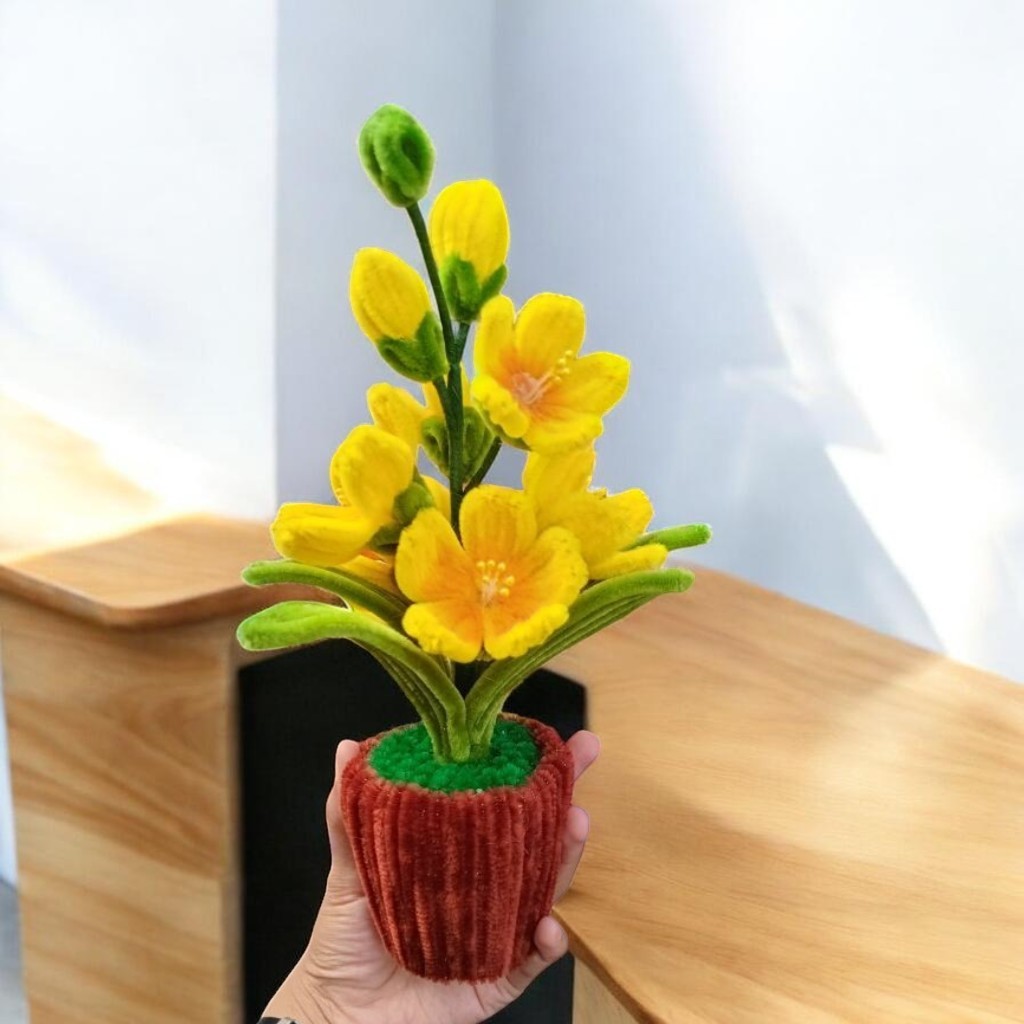 Pot Bunga Alamanda kuning