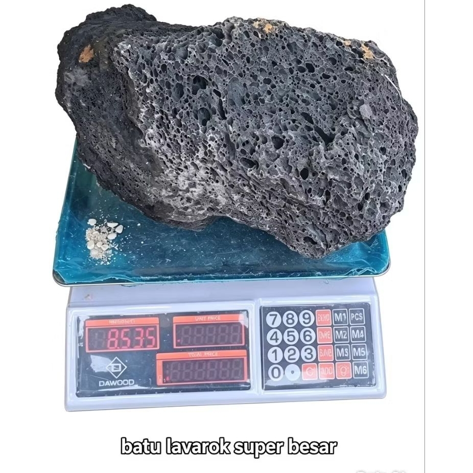 10kg super besar batu lavarok hitam/batu lava/batu aquarium/batu taman/batu besar/batu aquascape