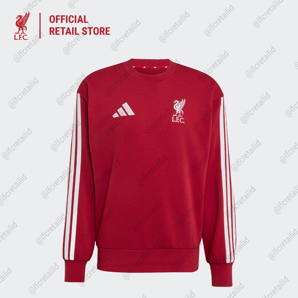 Liverpool FC adidas Dna Sweat - Official LFC Jaket Original Pria KG2498