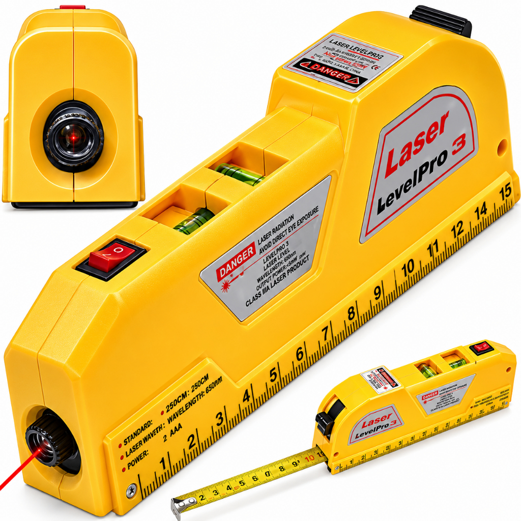 ORIGINAL Fixit Laser Level pro3 Kombinasi Meteran Laser Waterpass level pro 3 levelpro 3