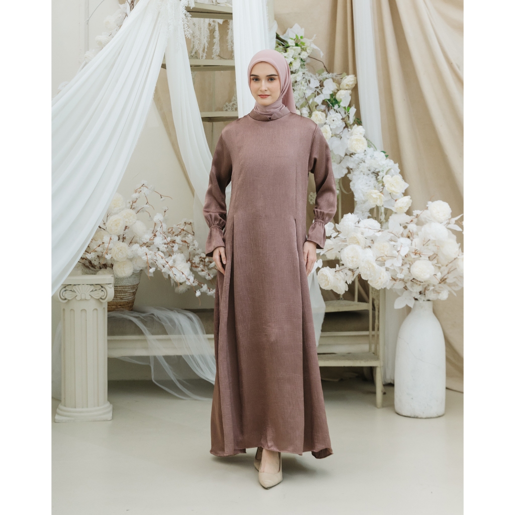 [Monera] Thalia Hazelnut Dress