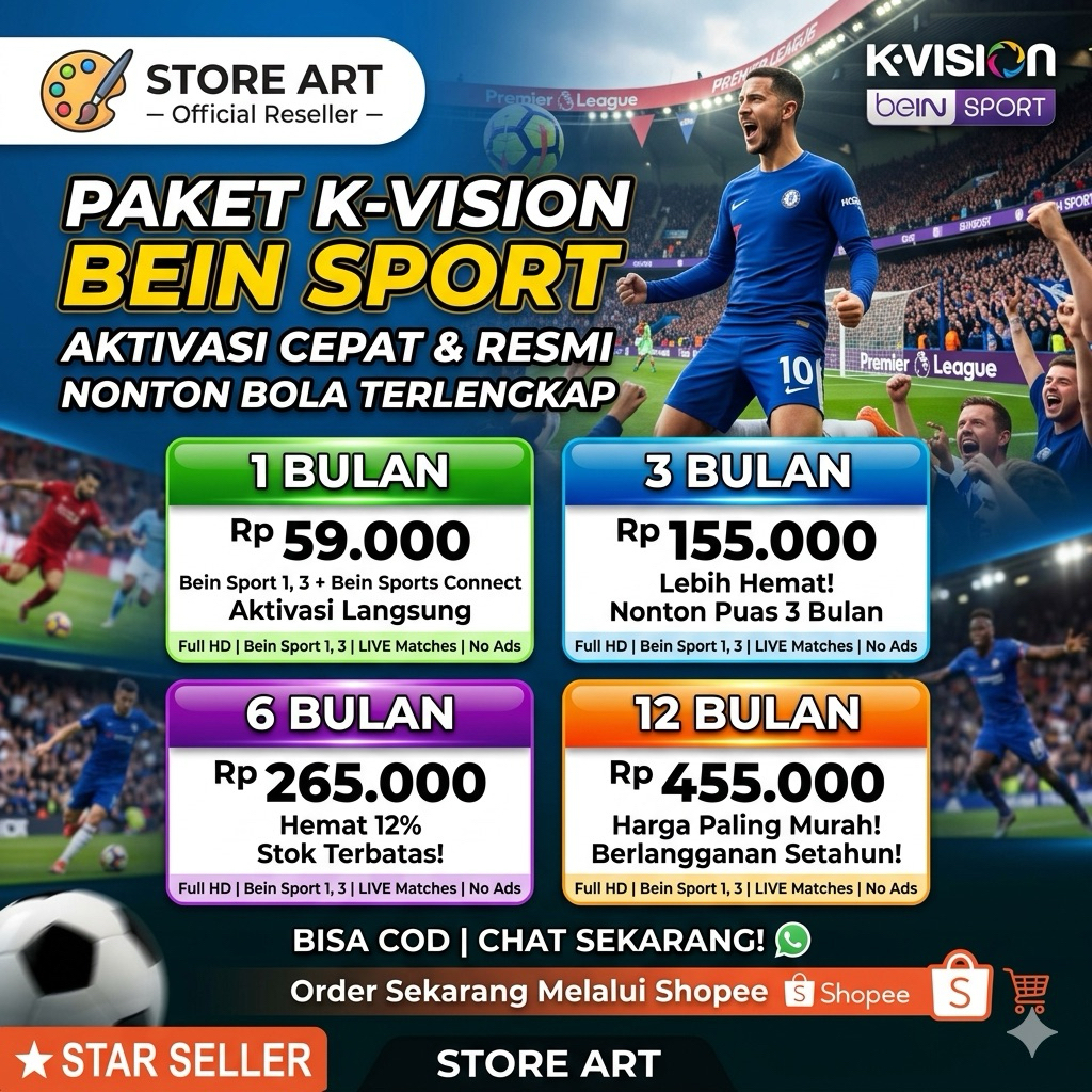 Paket K Vision SPOTV 3 Bulan