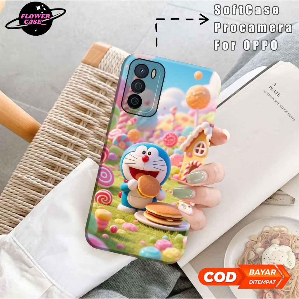 Softcase Procamera | Case procamera All Tipe Hp For Oppo A16 A53 A54 A3S A5S | Softcase Silicon | Fu