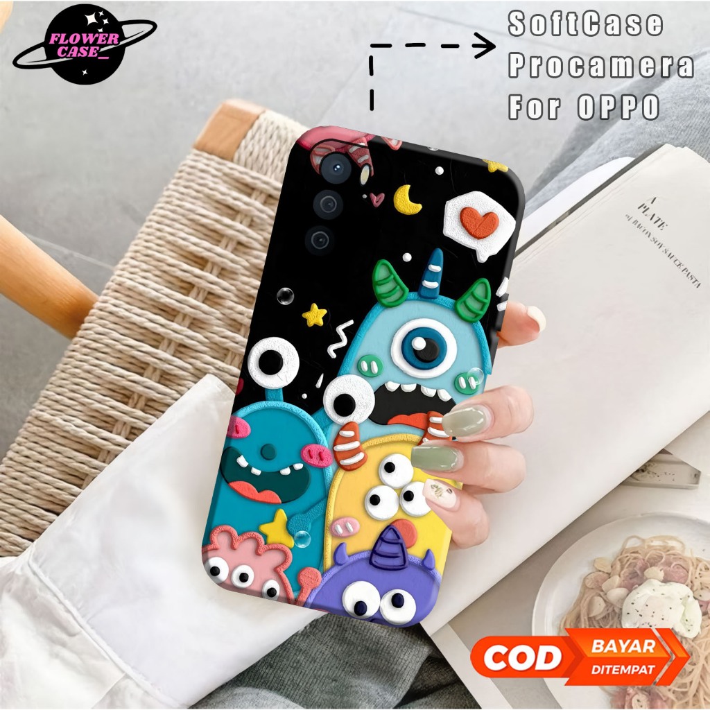 Softcase Procamera | Case procamera All Tipe Hp For Oppo A16 A53 A54 A3S A5S | Softcase Silicon | Fu