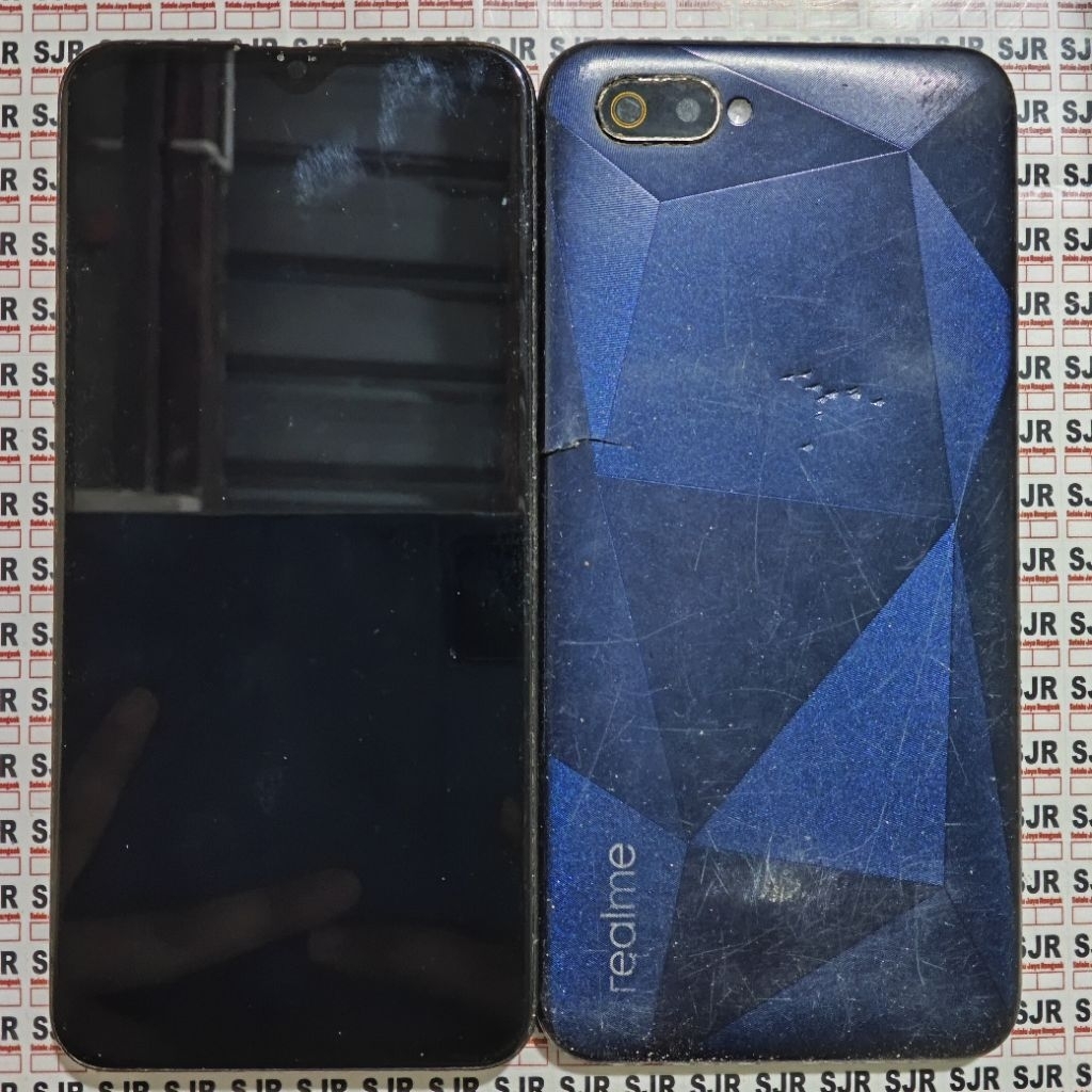 `Unit LCD Point Realme C2 Copotan Ori Garansi
