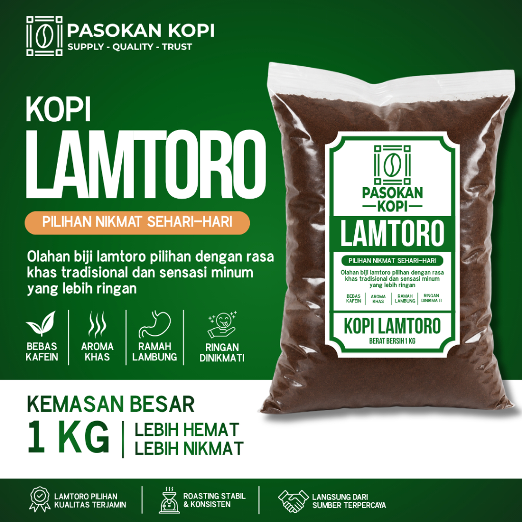 PASOKAN KOPI LAMTORO / PETAI CINA AMAN DI LAMBUNG 1KG (BISA GROSIR)