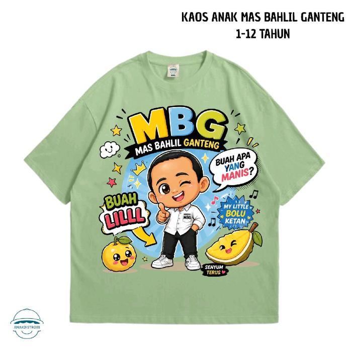 Kaos Anak MBG Mas Bahlil Ganteng