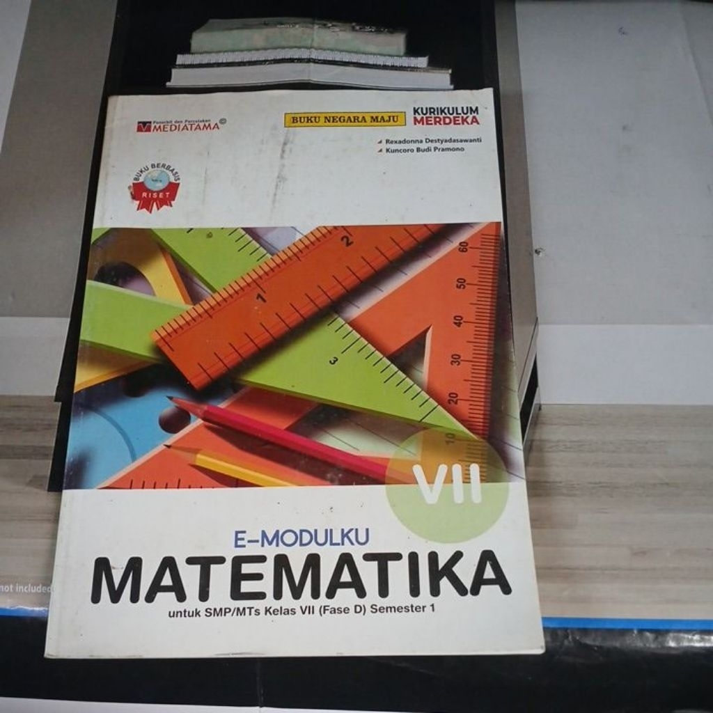 Buku E-Modulku Matematika Untuk SMP/MTs Kelas 7 Kurikulum Merdeka Semester 1 Mediatama