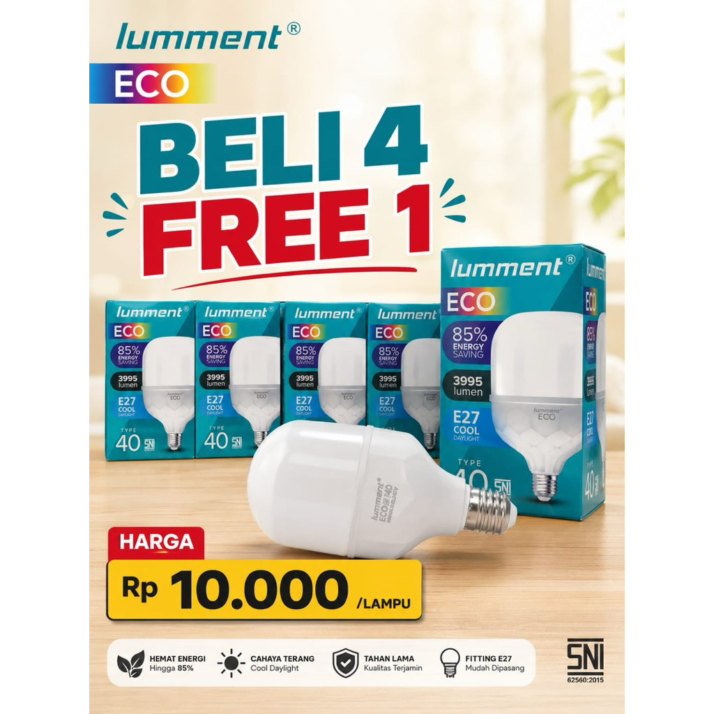 PROMO CUCI GUDANG LAMPU MURAH LUMMENT