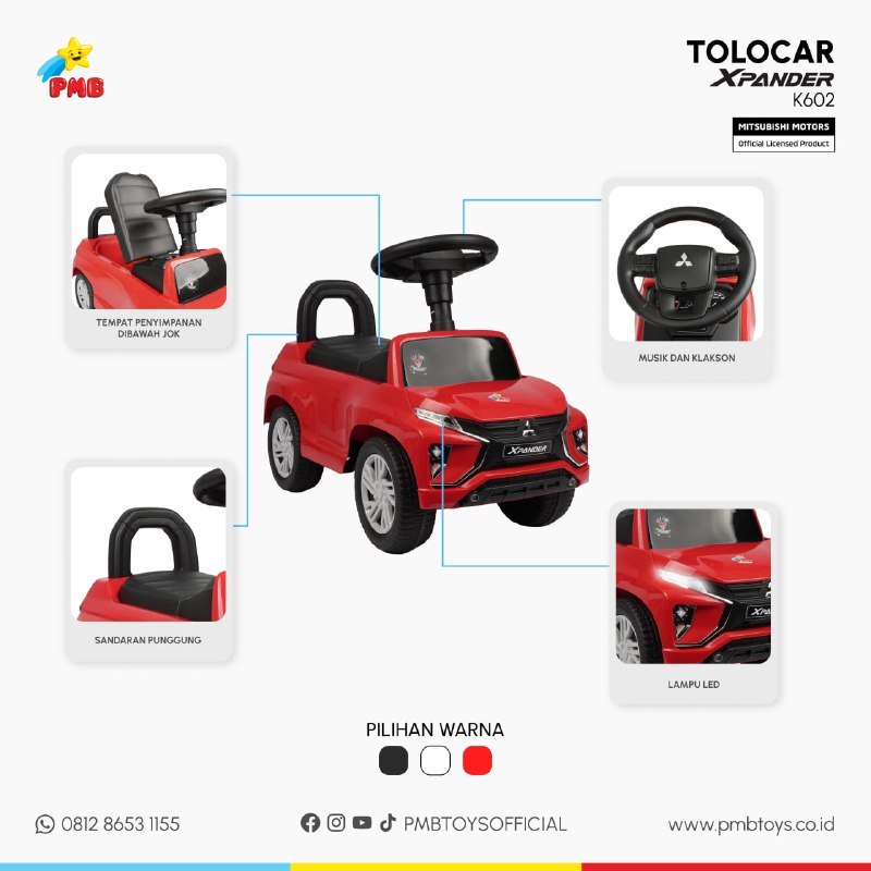 TOLOCAR MITSUBISHI EXPANDER K602, K602B, K602C - PMB TOYS