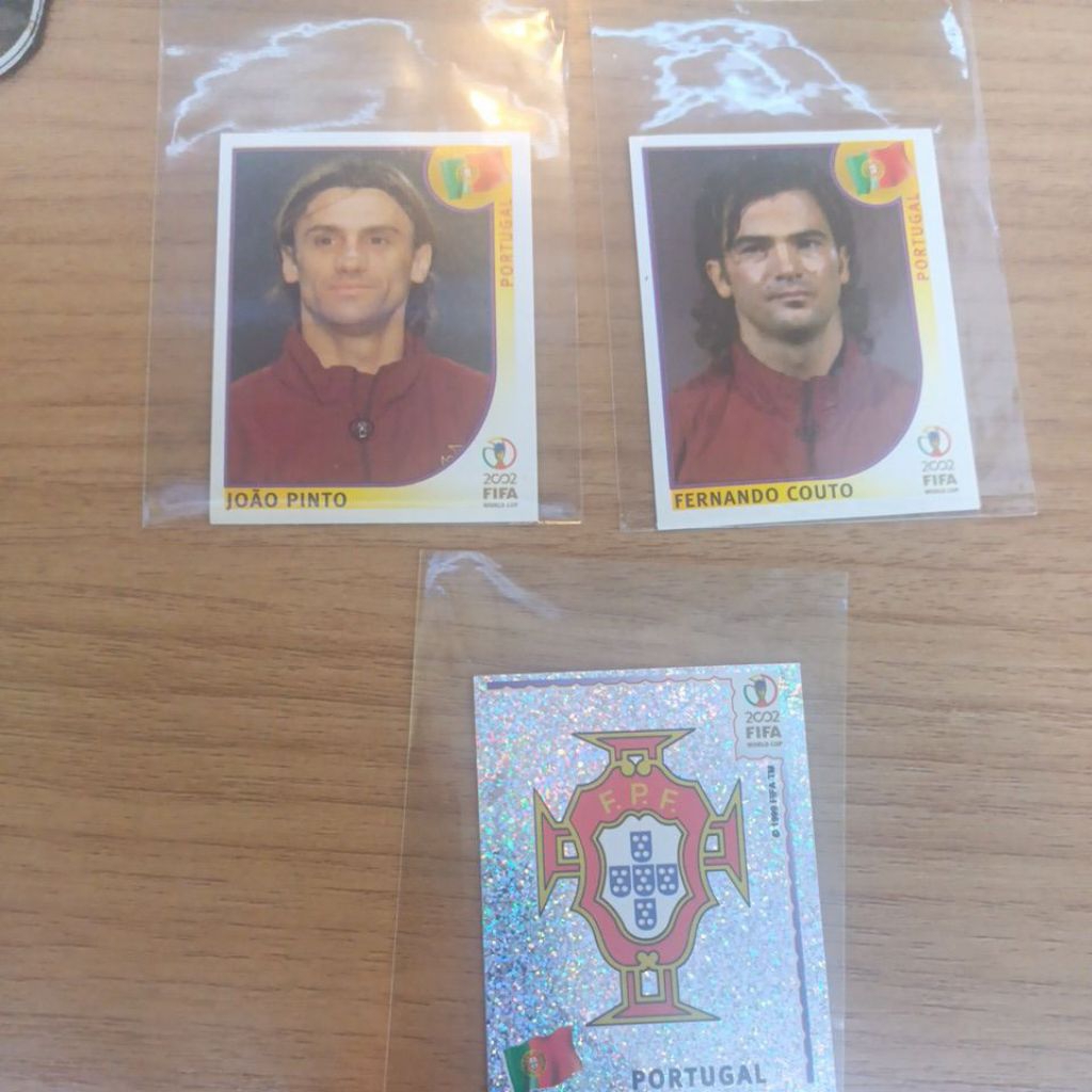 sticker bola panini world cup 2002 Portugal