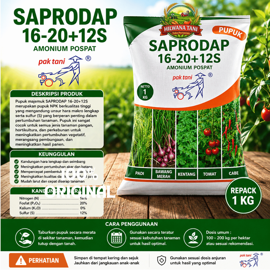 Pupuk saprodap REPACK 1kg