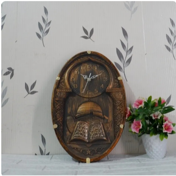 Jam Dinding Kaligrafi Oval 2553
