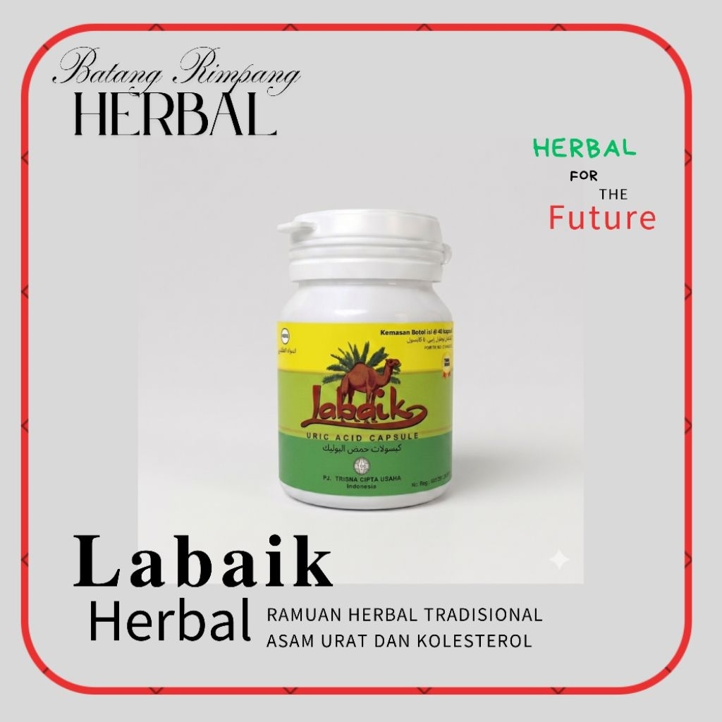 Labaik Herbal Original Isi 40 Kapsul