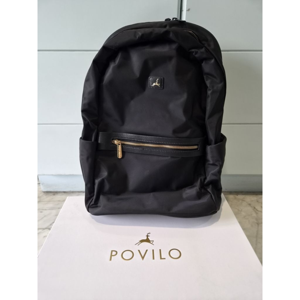 like new preloved povilo habit backpack black