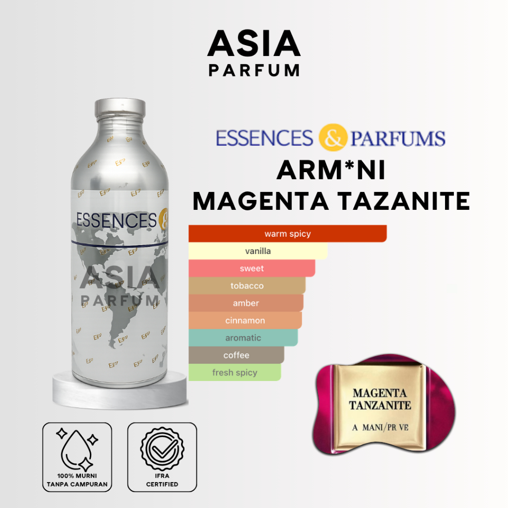 ESSENCES & PARFUMS MAGIE 85275 - BIBIT PARFUM ARM MAGENTA TAZANITE - SEGEL & REPACK 100G