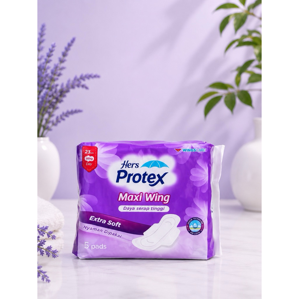 Hers protex Ungu 1 pack isi (5 pads) Bersayap