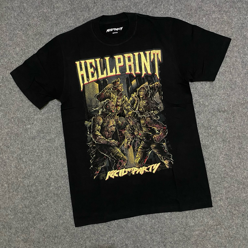 Hellprint Seringai 510 Dongker Original Kaos Band