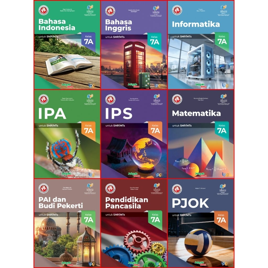Buku lks Pr Asesmen SMP Kelas VII, 7 semester 1 Kurikulum Merdeka Intan Pariwara