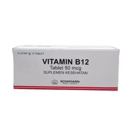 Vitamin B 12 50 mcg Novapharin
