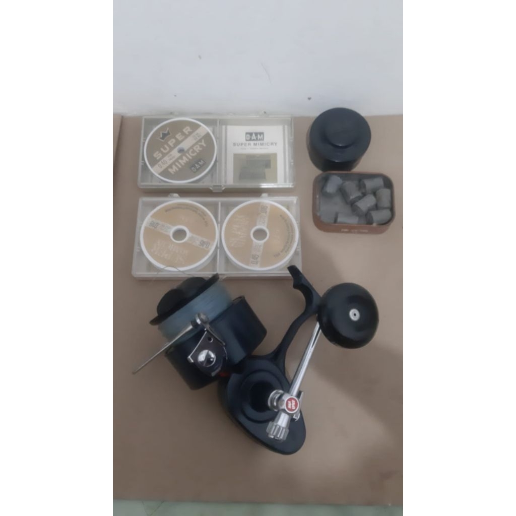 Joran Reel Vintage Mitchell 486 Sea Coarse Fishing Reel produksi th 1968-1989