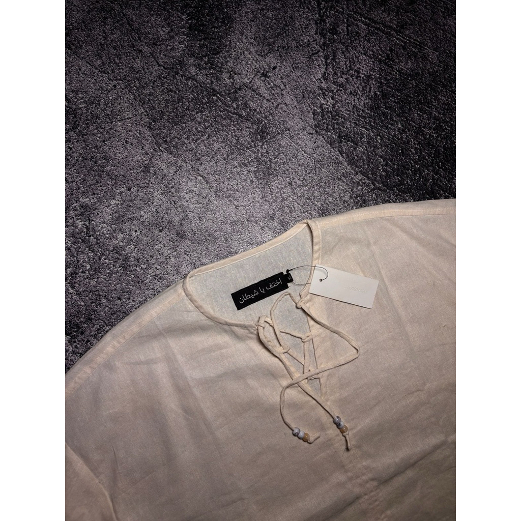 Lace-Up Koko Set Thanksinsomnia Liyana Cream Unisex