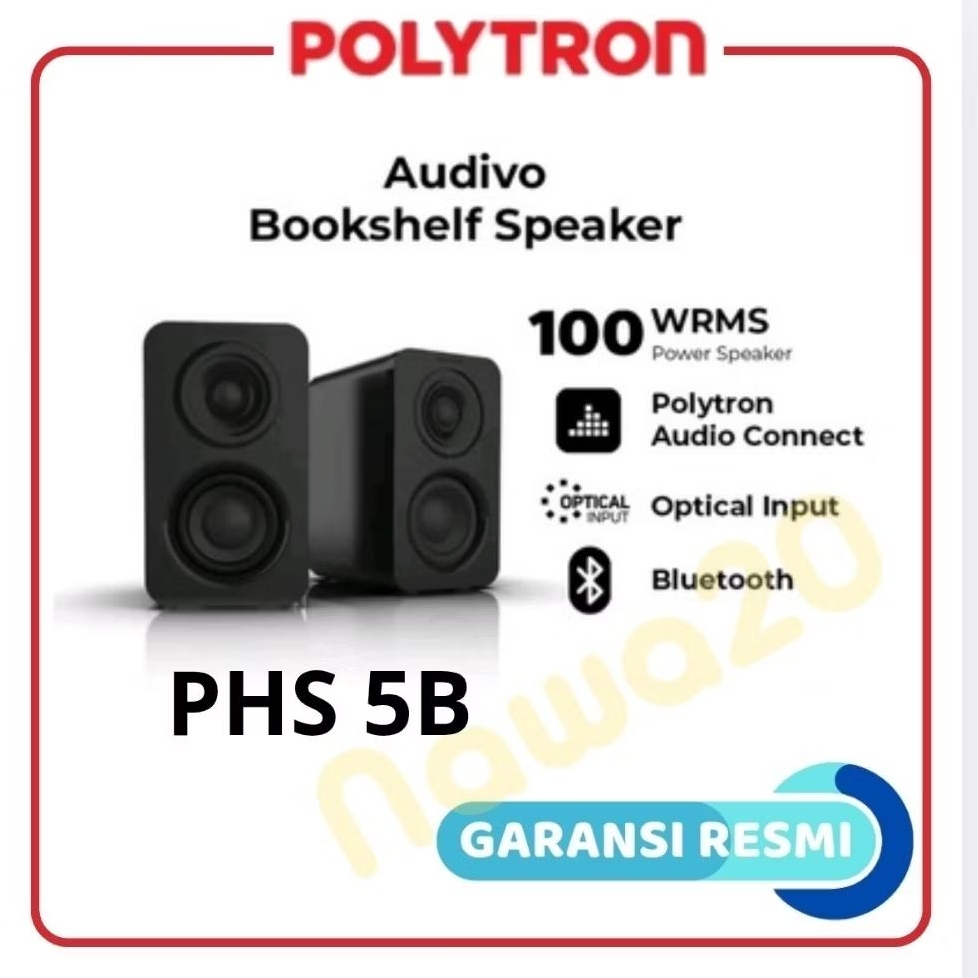 Polytron Active Bookshelf SpeakerAudivo PHS 5B