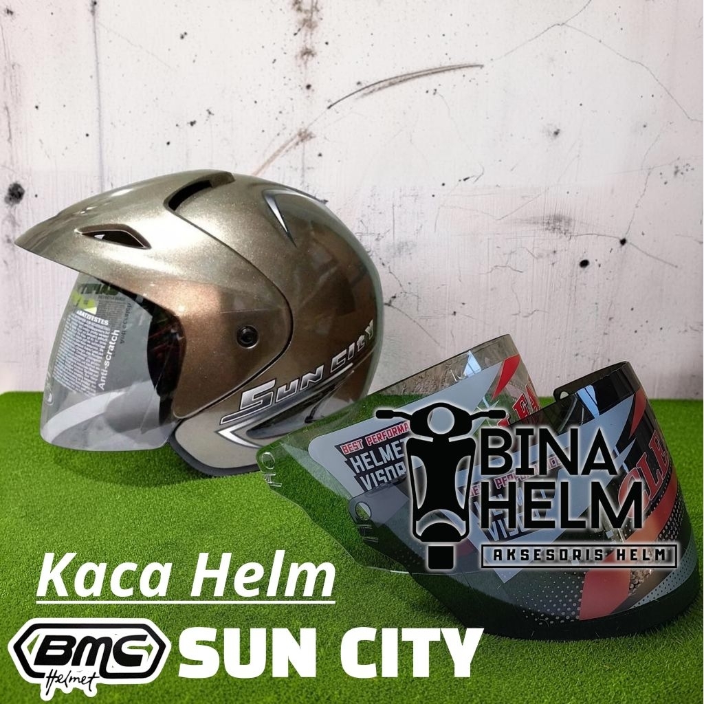 Kaca Helm BMC SUN CITY Visor Helm Bmc Sun City