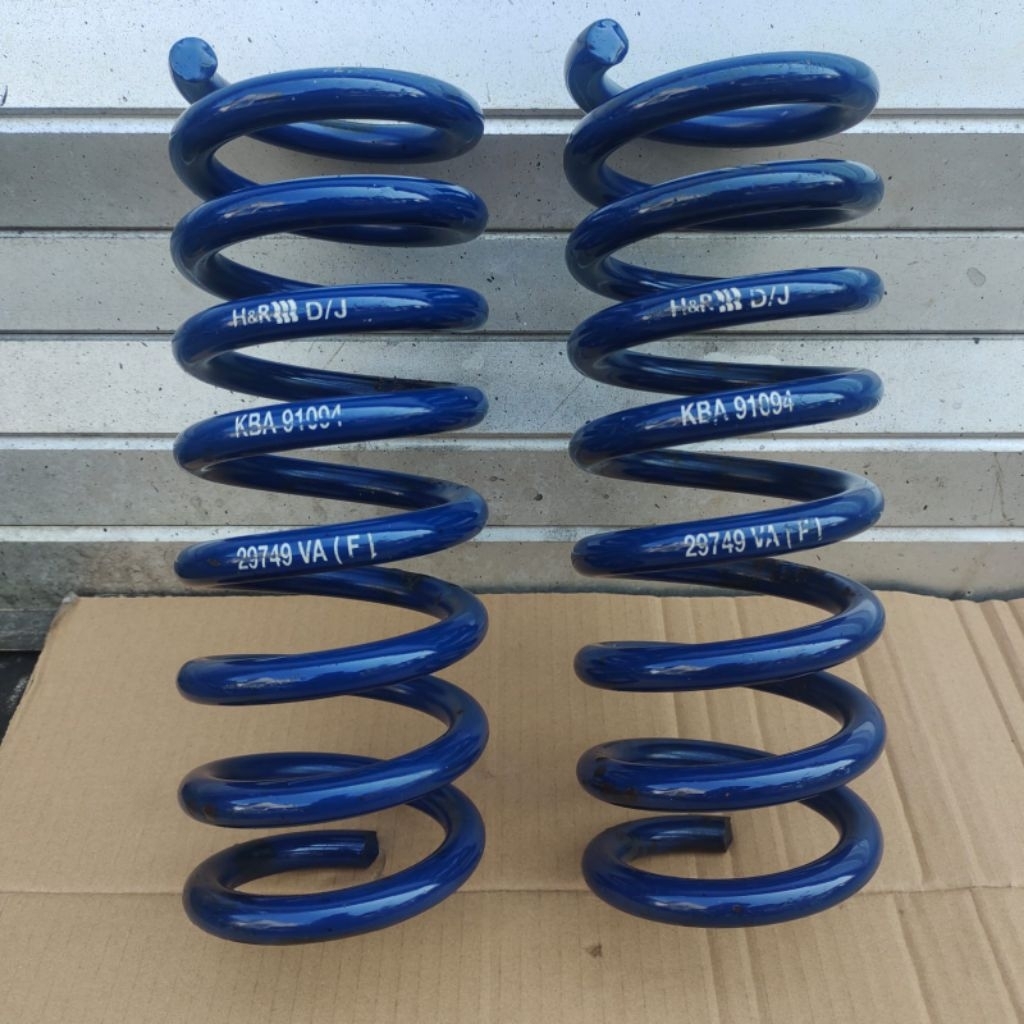 Lowering Kit Coil Spring Per Mercedes Benz W202 / Mercy W208 Depan Front Edition H&R 2pcs